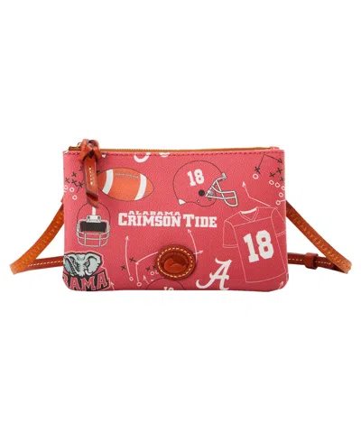 Dooney & Bourke Dooney Bourke Alabama Crimson Tide Top Zip Crossbody Purse In Pink