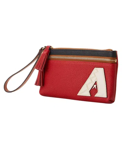 Dooney & Bourke Dooney Bourke Arizona Diamondbacks Infield Double-zip Wristlet In Red