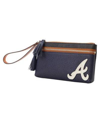 Dooney & Bourke Dooney Bourke Atlanta Braves Infield Double-zip Wristlet In Multi