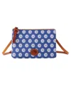 Dooney & Bourke Dooney Bourke Chicago Cubs Top Zip Crossbody Purse In Blue