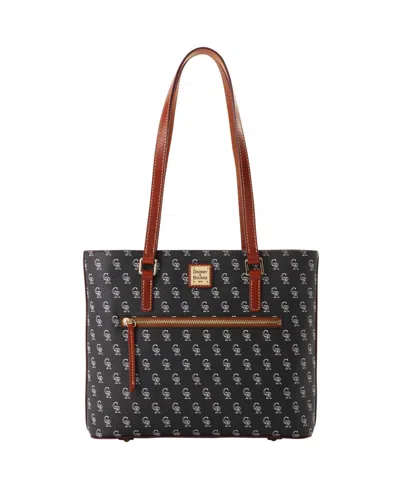 Dooney & Bourke Dooney Bourke Colorado Rockies Signature Shopper Purse In Black