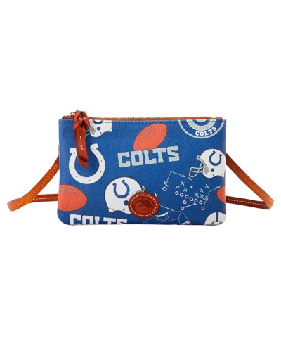 Dooney & Bourke Dooney Bourke Indianapolis Colts Top Zip Crossbody Purse In Multi