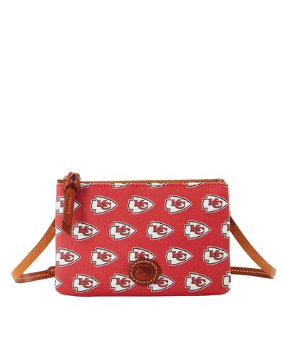 Dooney & Bourke Dooney Bourke Kansas City Chiefs Top Zip Crossbody Bag In Red