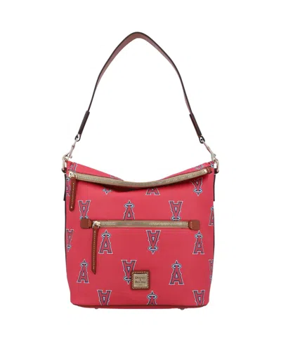 Dooney & Bourke Dooney Bourke Los Angeles Angels Sporty Monogram Large Purse In Red