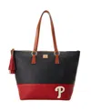 Dooney & Bourke Dooney Bourke Philadelphia Phillies Tobi Tote Purse In Black