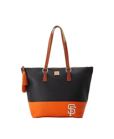 Dooney & Bourke Dooney Bourke San Francisco Giants Tobi Tote Purse In Orange