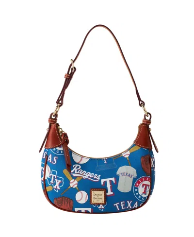 Dooney & Bourke Dooney Bourke Texas Rangers Luca Leather Hobo Purse In Multi
