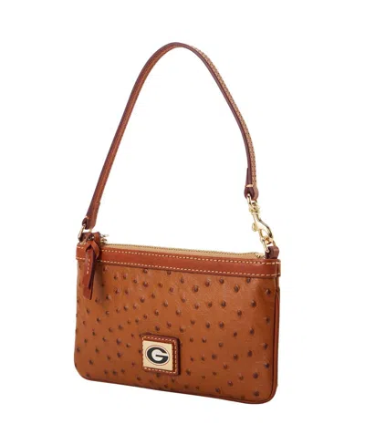 Dooney & Bourke Georgia Bulldogs Large Slim Wristlet Handbag In Multi