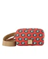 Dooney & Bourke Georgia Bulldogs Signature Belt Bag In Red