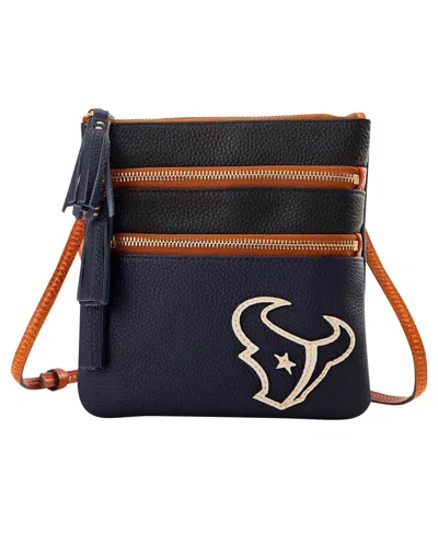Dooney & Bourke Houston Texans Infield Triple Zip Crossbody Purse In No Color