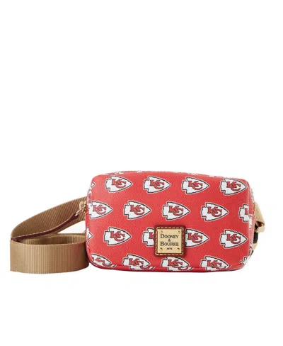 Dooney & Bourke Kansas City Chiefs Signature Adjustable Belt Bag In Red