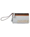 Dooney & Bourke Las Vegas Raiders Infield Double-zip Wristlet In No Color