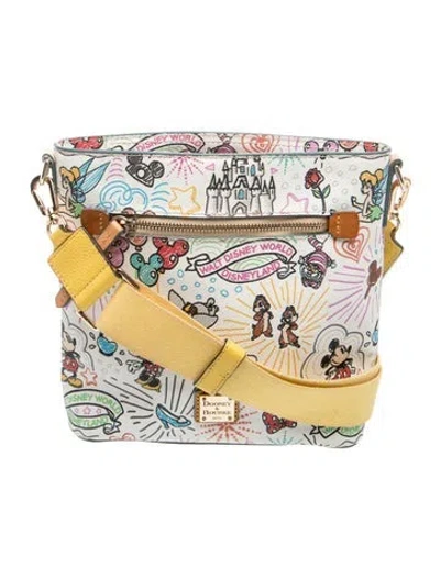 Pre-owned Dooney & Bourke Leather Crossbody Bag In Multi