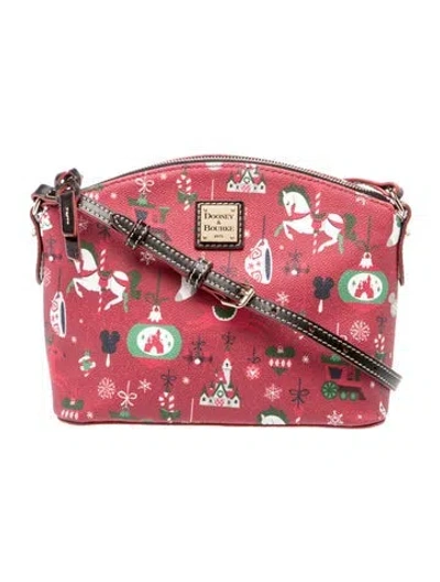 Pre-owned Dooney & Bourke Leather Crossbody Bag In Multicolor