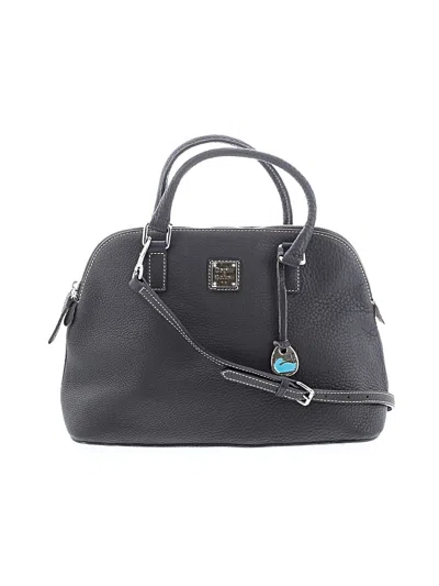 Pre-owned Dooney & Bourke Leather Satchel In Brown