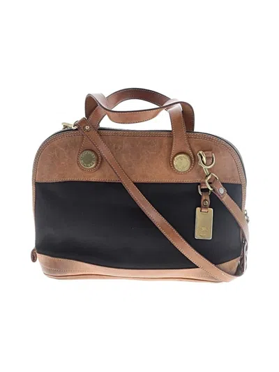 Pre-owned Dooney & Bourke Leather Satchel In Brown