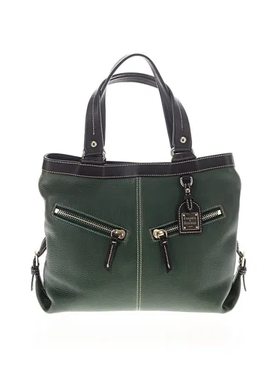 Pre-owned Dooney & Bourke Leather Shoulder Bag In Green