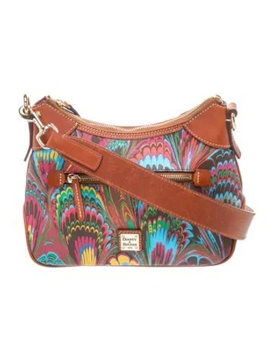 Pre-owned Dooney & Bourke Leather Shoulder Bag In Multicolor