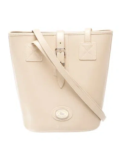 Pre-owned Dooney & Bourke Leather Shoulder Bag In Neutrals