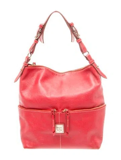 Pre-owned Dooney & Bourke Leather Shoulder Bag In Red