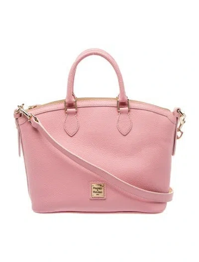 Pre-owned Dooney & Bourke Leather Top Handle Bag W/ Tags In Pink