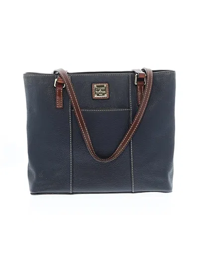 Pre-owned Dooney & Bourke Leather Tote Bag In Blue