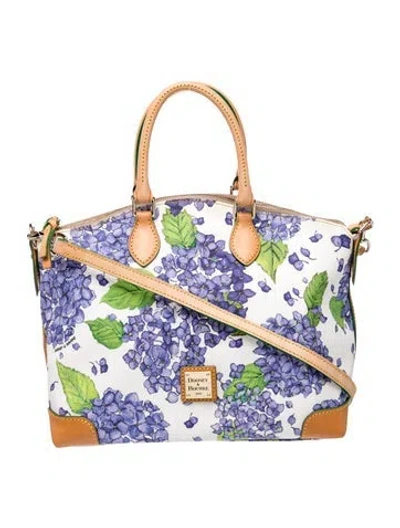 Pre-owned Dooney & Bourke Leather Tote In Blue