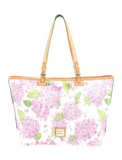 Pre-owned Dooney & Bourke Leather Tote In Pink