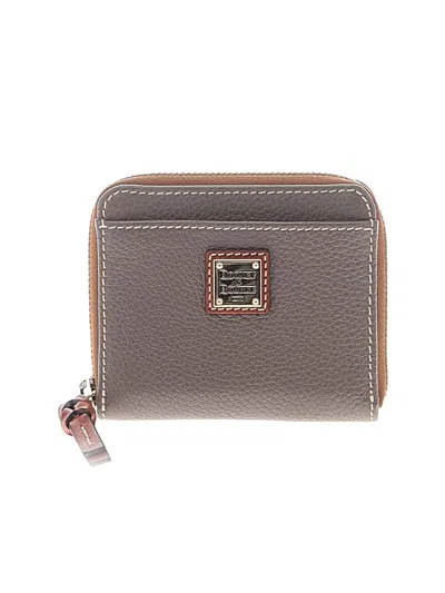 Pre-owned Dooney & Bourke Leather Wallet In Gray