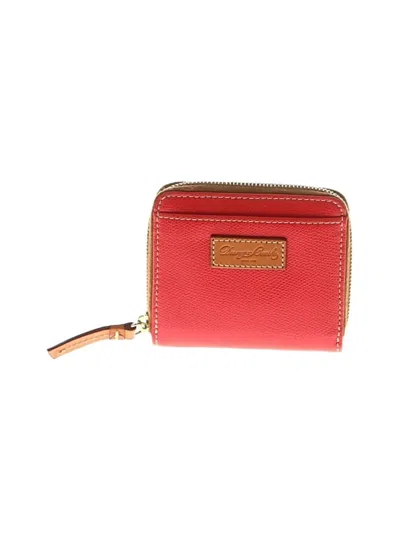 Pre-owned Dooney & Bourke Leather Wallet In Red