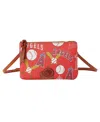 Dooney & Bourke Los Angeles Angels Top Zip Crossbody Purse In No Color
