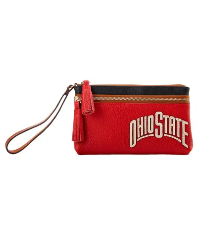 Dooney & Bourke Ohio State Buckeyes Infield Double-zip Wristlet In No Color