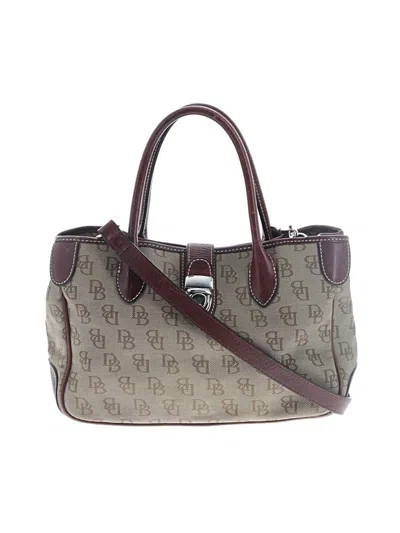 Pre-owned Dooney & Bourke Satchel In Brown