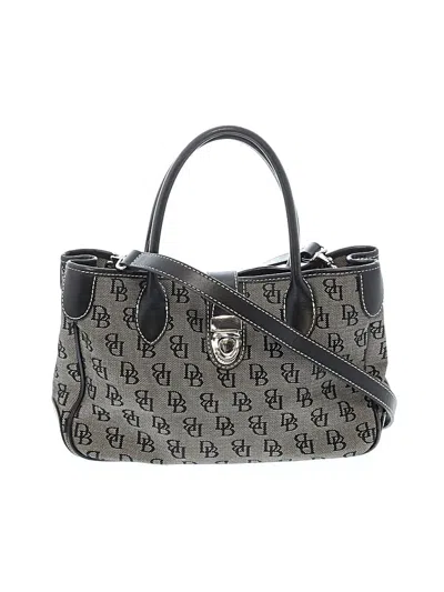 Pre-owned Dooney & Bourke Satchel In Gray