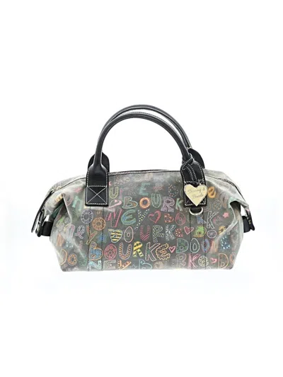 Pre-owned Dooney & Bourke Satchel In Gray
