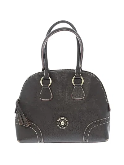 Pre-owned Dooney & Bourke Satchel In Gray