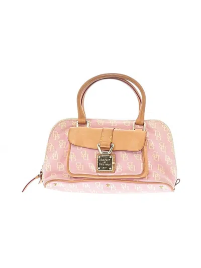 Pre-owned Dooney & Bourke Satchel In Pink
