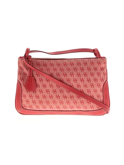 Pre-owned Dooney & Bourke Satchel In Red