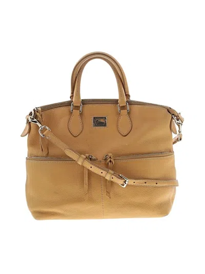 Pre-owned Dooney & Bourke Satchel In Tan