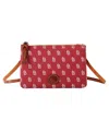 Dooney & Bourke St. Louis Cardinals Top Zip Crossbody Purse In Red