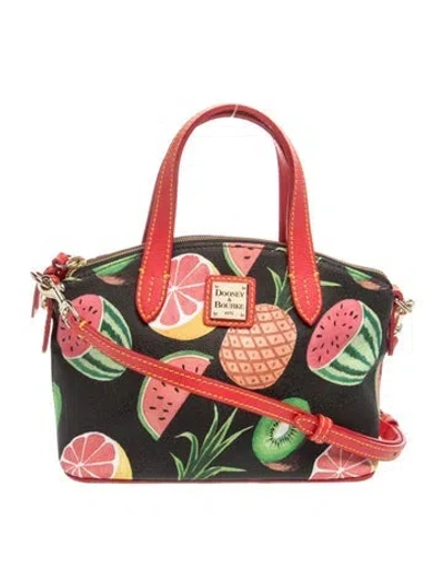 Pre-owned Dooney & Bourke Top Handle Bag In Multi