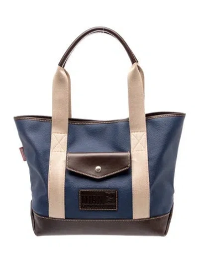 Pre-owned Dooney & Bourke Tote In Blue