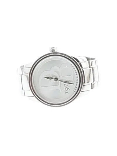 Pre-owned Dooney & Bourke Watch In Silver