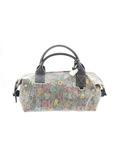 Pre-owned Dooney & Bourke Weekender In Gray