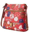 Dooney & Bourke Women's  Boston Red Sox Game Day Crossbody Purse In Red