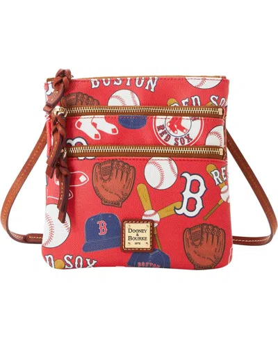 Dooney & Bourke Women's  Boston Red Sox Game Day Triple Zip Crossbody Purse