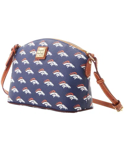 Dooney & Bourke Women's  Denver Broncos Signature Suki Crossbody Purse With Medium Wristlet In Multi