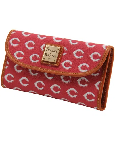 Dooney & Bourke Women's Dooney Bourke Cincinnati Reds Team Color Continental Clutch In No Color