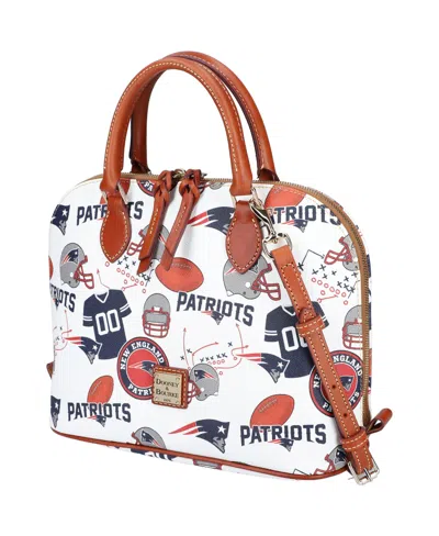 Dooney & Bourke Women's Dooney Bourke New England Patriots Gameday Zip Satchel In Multi