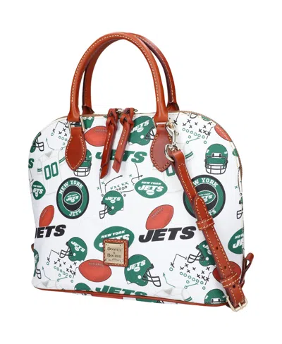 Dooney & Bourke Women's Dooney Bourke New York Jets Gameday Zip Satchel In Multi